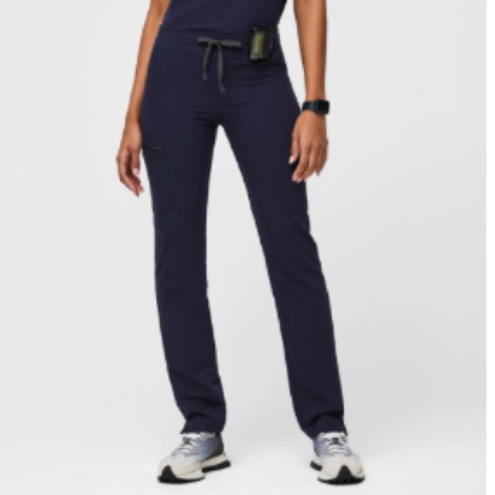 Figs - Navy Yola Skinny Scrubs